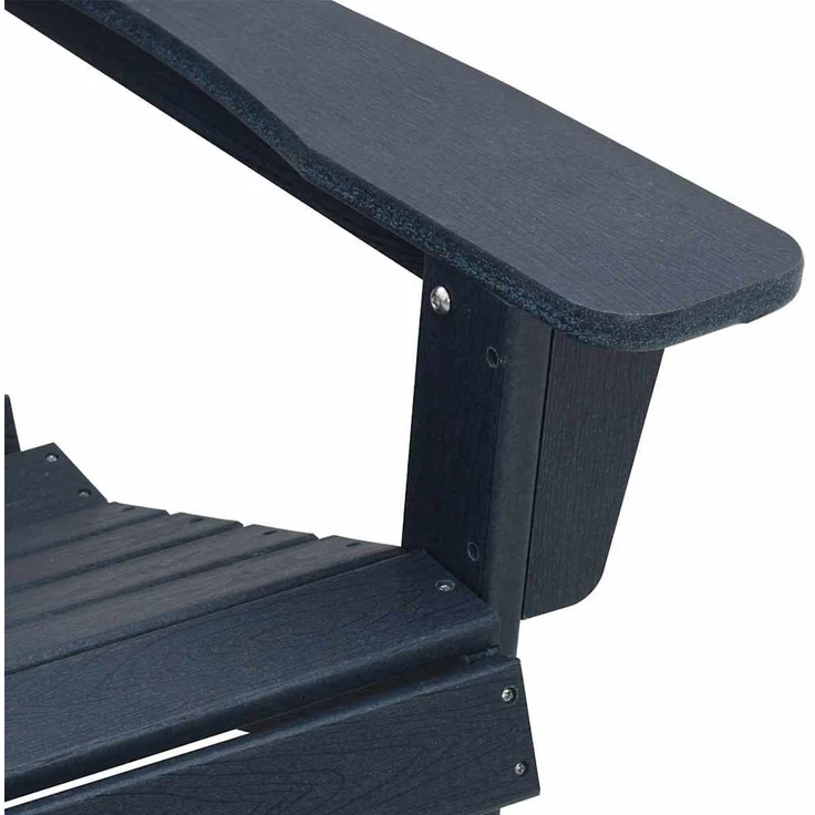 vidaXL Adirondack-Stuhl Marineblau 82 x 74 x 92 cm HDPE 42006622 – Bild 6