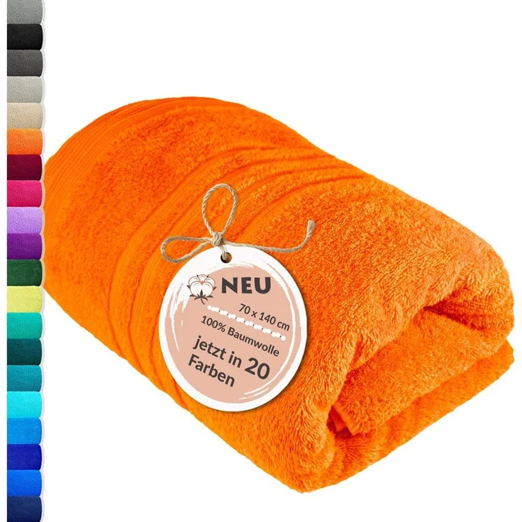 Lashuma Duschtuch - London Premium, Frottee (1-St), Badetuch 70x140 cm, 100% Baumwolle Made in Portugal – Bild 1