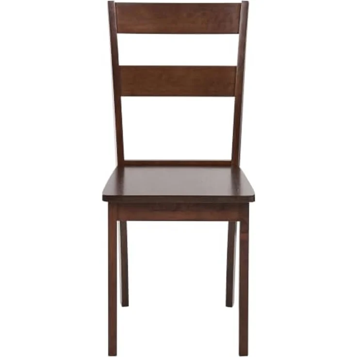 Esszimmerstuhl 2er Set GEORGIA Holz Dunkelbraun – Bild 5