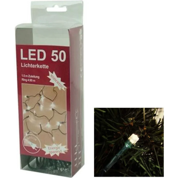 50 LED Lichterkette Weihnachtskette Weihnachtsbeleuchtung Party Dekolicht