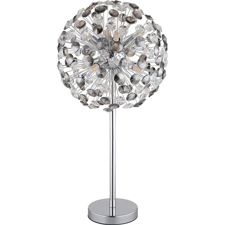 GLOBO LIGHTING Tischleuchte KATRINA, LED fest integriert, Warmweiß, Tischlampe Nachttischlampe Deko-Tischleuchte Schlafzimmer – Bild 2