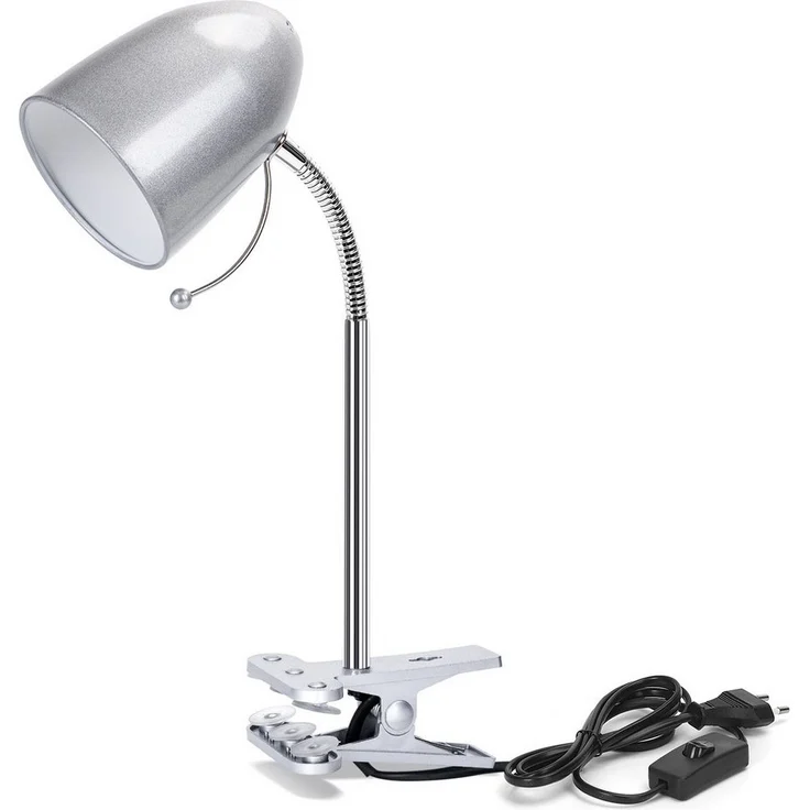 Aigostar LED Klemmleuchte Klemmlampe E27 Modell LED 153cm Kabel Schreibtischlampe – Bild 1