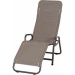 Siena Garden Sonnenliege FANO, 150 x 7 1x 112 cm schwarz J40974 taupe