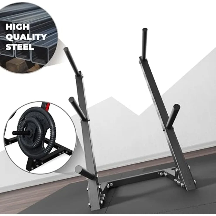 K-SPORT Hantelscheiben Gewichtsständer bis 280 kg I Halterung mit 5 Laststangen: 22mm, 280 kg, (Hantelscheibenständer, 1-tlg, 5 Gewichtsaufnahmestangen), Made in EU! – Bild 5