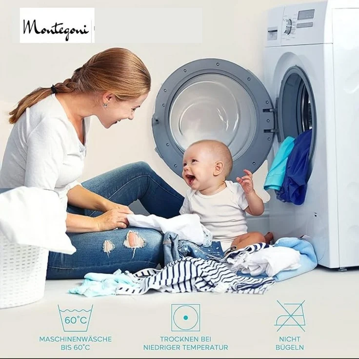 Matratzenschoner 180x200 cm Matratzenauflage - Wasserdicht, Atmungsaktiv & Hypoallergen Montegoni, 180x200cm 100% wasserabweisend, allergikergeeignet, atmungsaktiv – Bild 3
