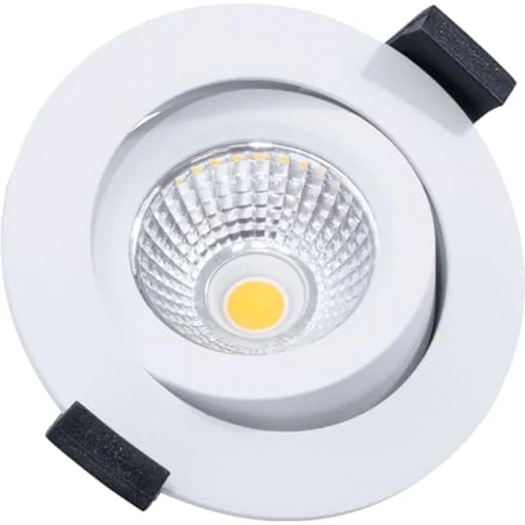 Dotlux LED-Leuchte CIRCLEminidim 6W, dimmbar, 3000K, spritzwassergeschützt, ultraflach, weiß – Bild 1