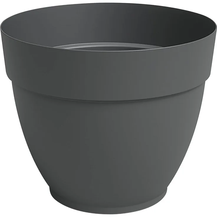 Artevasi Pflanztopf Capri Campana Kunststoff anthrazit matt Ø 30 x 25 cm