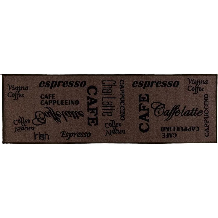 Andiamo Küchenläufer Espresso braun, 57 x 180 cm