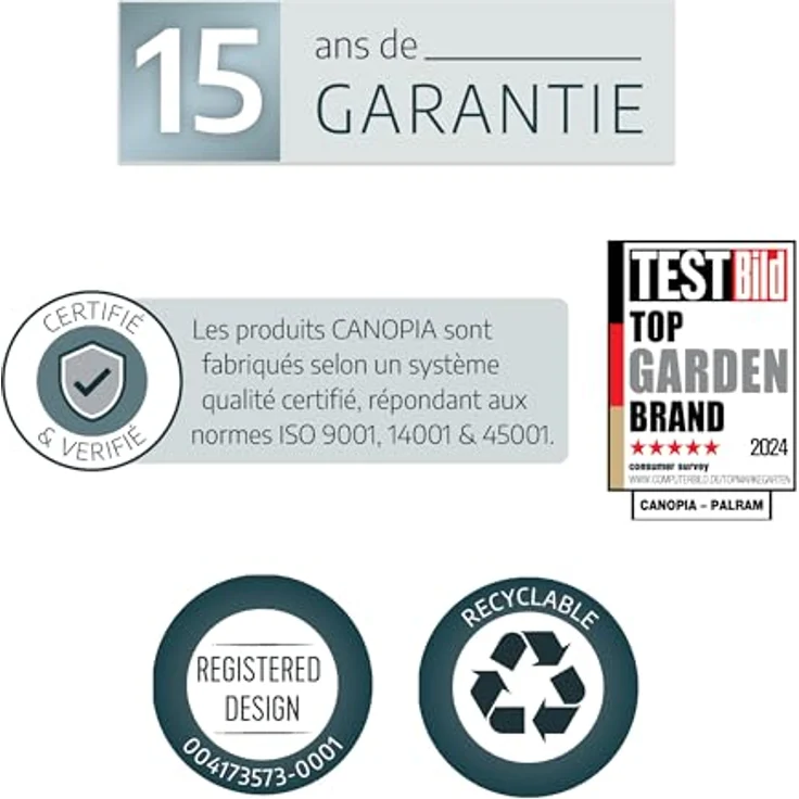 Palram - Canopia Kunststoff Gerätehaus Yukon 119 | – Bild 8