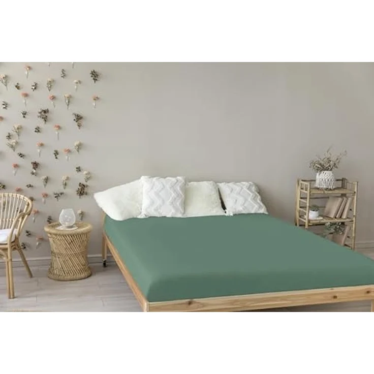 livessa Spannbettlaken Jersey Spannbettlaken Spannbetttuch Bettlaken Baumwolle Rundumgummi, Jersey, Gummizug: Rundumgummizug, In 9 Größen und vielen Farben erhältlich aus 100% Baumwolle – Bild 5
