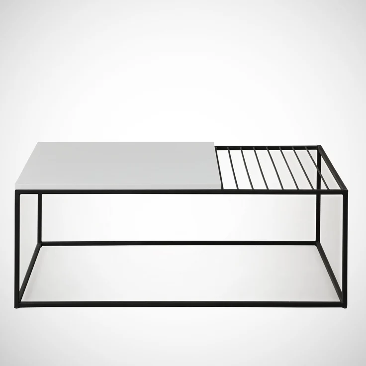 Skye Decor 'Zinus - White' Couchtisch, Weiß, 95 x 43 x 55 cm – Bild 4