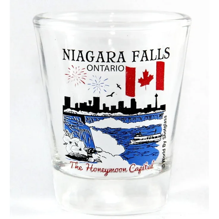 Niagara Falls Ontario Canada Great Canadian Cities Collection Shot Glass by World By Shotglass