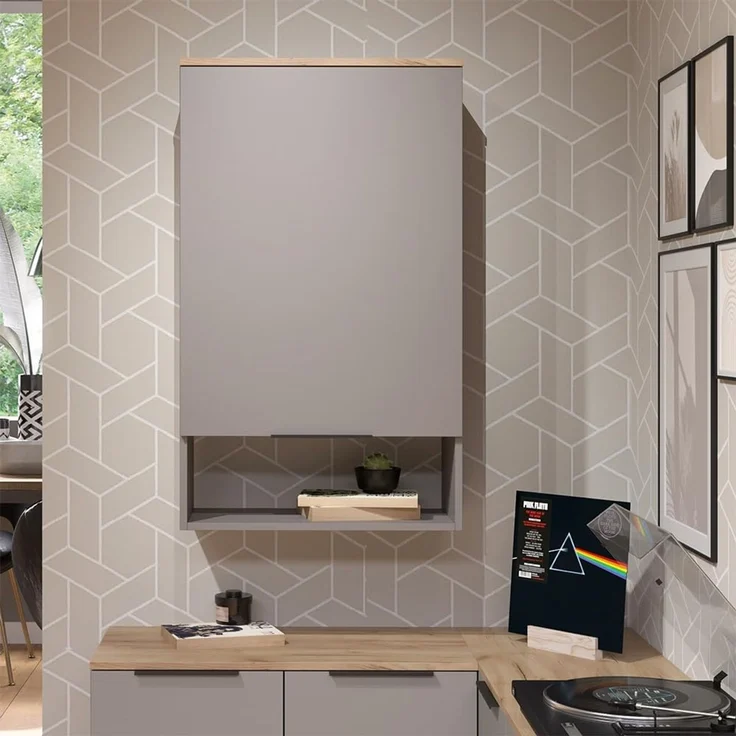 Hängeschrank Wido Greige 60 x 100 cm mit Tür Vicco – Bild 7