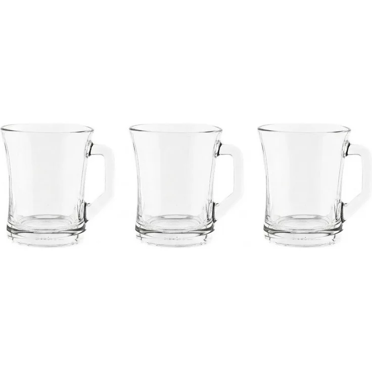 Gläser Set mit Henkel - 6-teilig, 230 ml, für Tee, Kaffee & Getränke – Bild 2