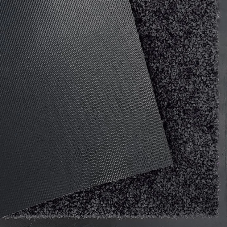 Waschbare Fußmatte Wash & Clean - schwarz - 90x150x0,7cm – Bild 4