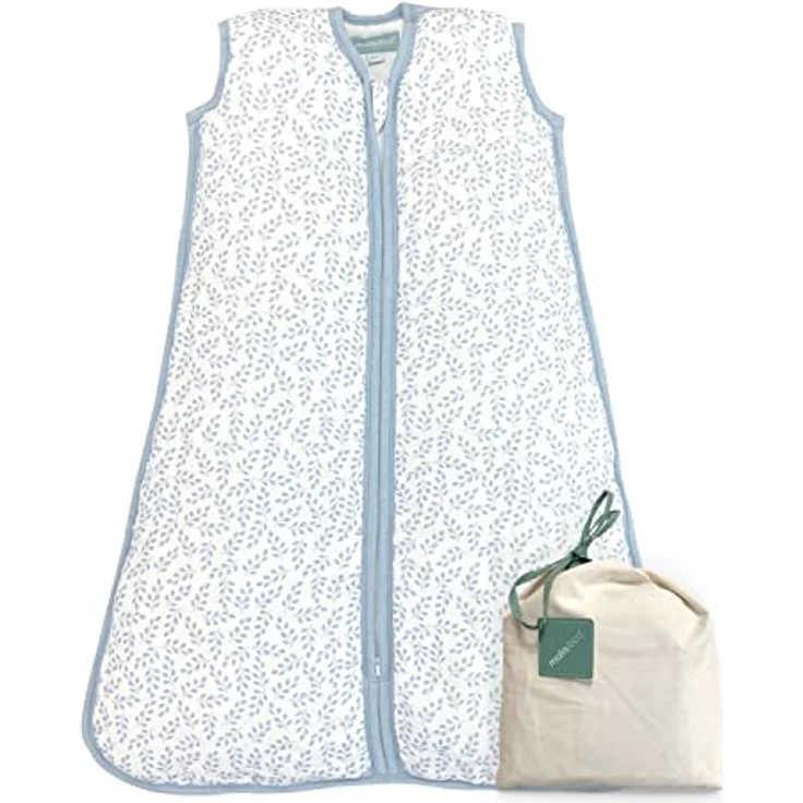 molis&co. Baby-Schlafsack. 2.5 TOG. Größe: 85 cm (6-18 Monate). Ideal für die Übergangszeit und den Winter. Superweich und warm. Zen Garden. Premium-Musselin mit Futter. – Bild 2