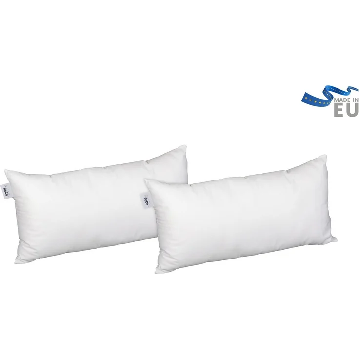 Beco Microfaserkissen MF 50 glatt, Füllung: Klimafaser, Bezug: Microfaser, Spar-Set, 2-tlg Kissen-Set, Kissen Set in 4 Größen – Bild 5