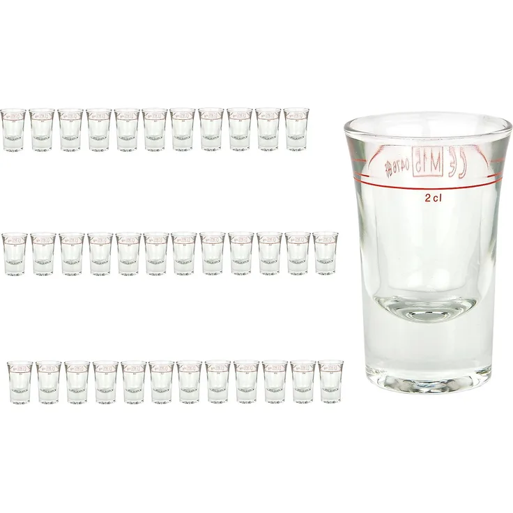 36er Set Schnapsgläser Stamper Dublino 2cl