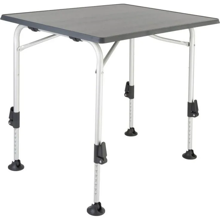 Frankana Campingtisch High Q Blackline, höhenverstellbarer Tisch, 100% Wetterfest und Hitzebeständig, 115x70 cm