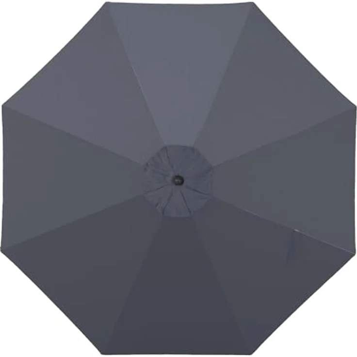 Sekey Sonnenschirm 3m Marktschirm mit Kurbel, Gartenschirm, 8 Streben, Sonnenschutz 50+, LxB: 300,00x300,00 cm, mit/ohne LED-Lichtern, Terrassenschirm Rund – Bild 9