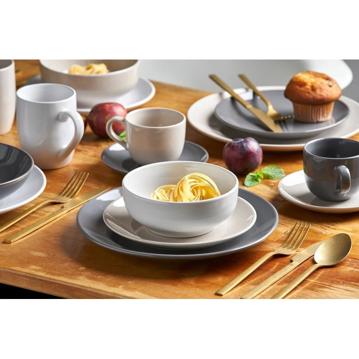 van Well Müslischale Malmö, Schale 15 cm, 6 Stück, Steingut, (Set, 6-tlg), spülmaschinen- und mikrowellengeeignet – Bild 3
