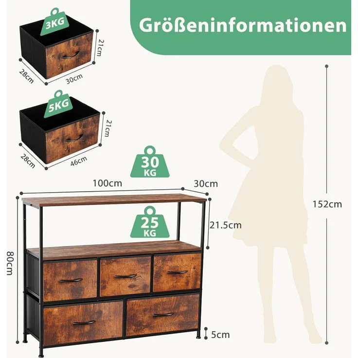DUMOS Bürostuhl Ergonomisch Schreibtischstuhl Komfortarmlehnen Fußstütze Office Chair, Höhenverstellbarer Sitz mit Fußstütze – Bild 3