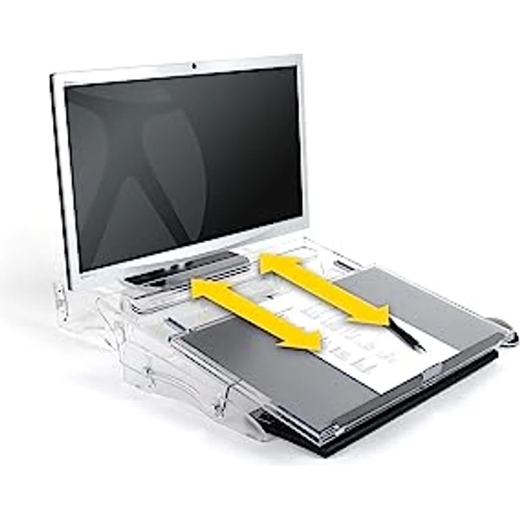 BakkerElkhuizen Dokumentenhalter Flexdesk 640 höhenverstellbar transpa – Bild 6