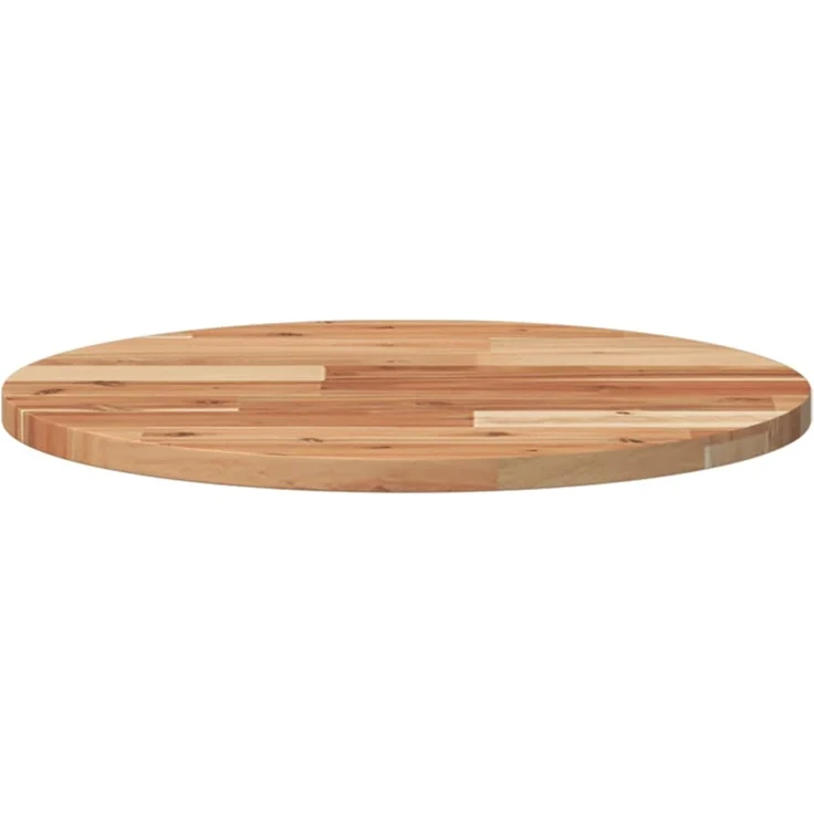 vidaXL Tischplatte Rund Ø50x2 cm Massivholz Akazie 4008695 – Bild 4