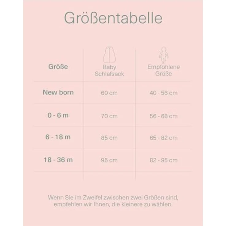 molis&co. Baby-Schlafsack 0.5 TOG. Größe: 95 cm (18-36 Monate). Ideal für den Sommer. Zinnia. 100% Baumwolle (Oeko-TEX 100). – Bild 4