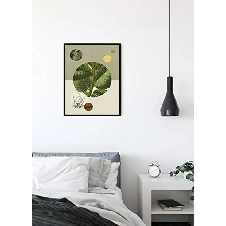 Komar Wandbild Green Structure, Naturgetreues Poster 40 x 50 cm, lichtbeständige Farben, fotorealistischer Kunstdruck ohne Rahmen – Bild 4