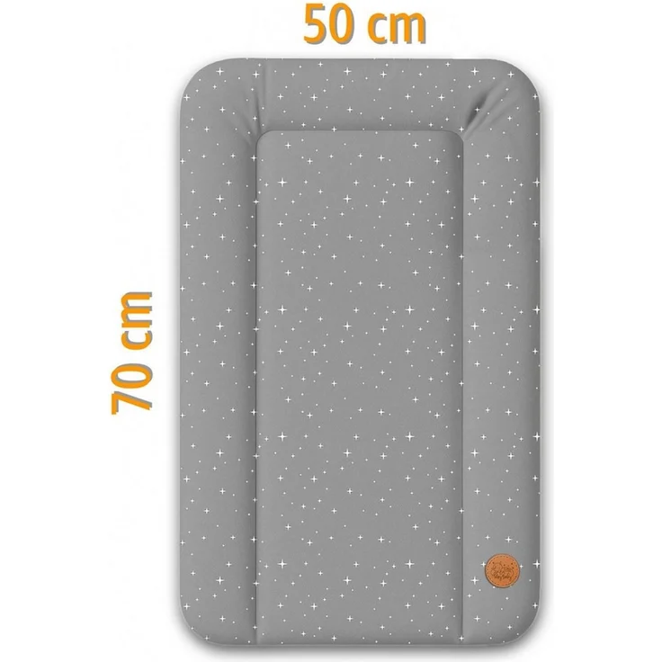 Wickelauflage Wickelunterlage abwaschbar und wasserdicht 70x50 cm - Wickelmatte zum Auflegen auf Wickeltisch Wickelaufsatz Wickelkommode oder Waschmaschine changing mat 70x50 Galaxie B