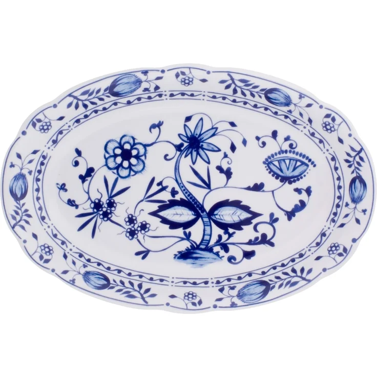 KAHLA Rossella Platte, oval 32 cm Zwiebelmuster