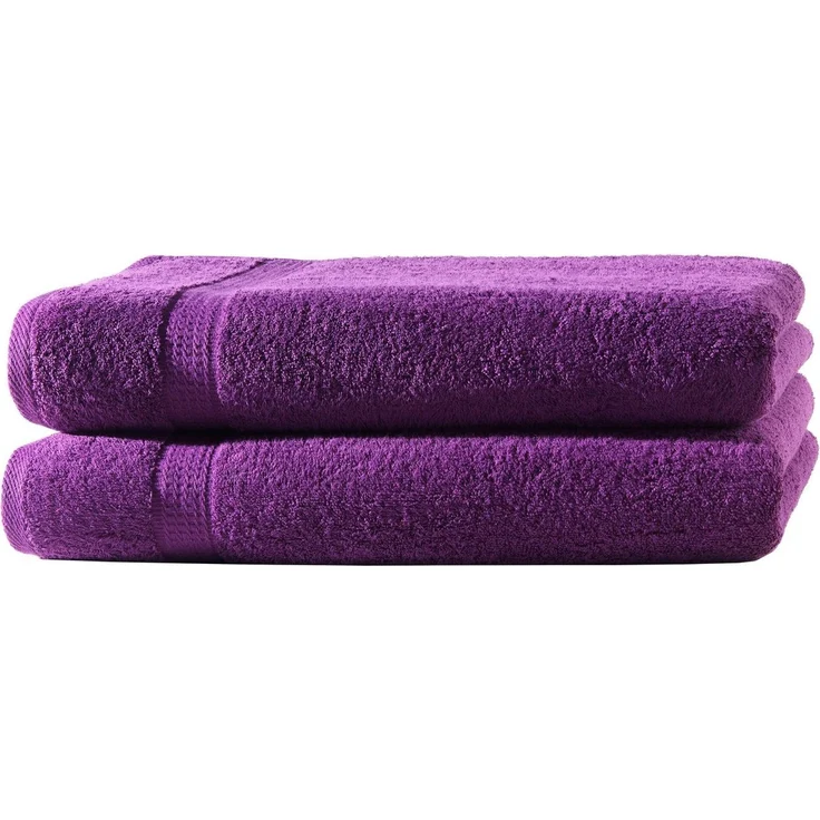 Hometex Premium Textiles Handtuch in Premium Qualität 500 g/m², Feinster Frottier-Stoff 100% Baumwolle, 2x Duschtuch, Kuschelig weich, saugfähig, Extra schwere, flauschige Hotel-Qualität – Bild 1