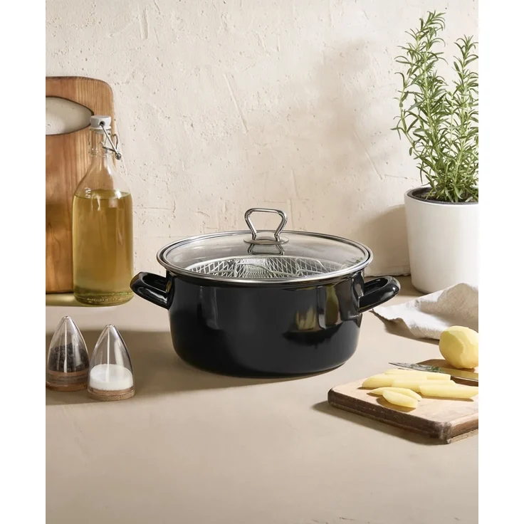 Hermia Concept 'Davet-400' Topf, Schwarz, Ø 22 cm, 3500 ml – Bild 2
