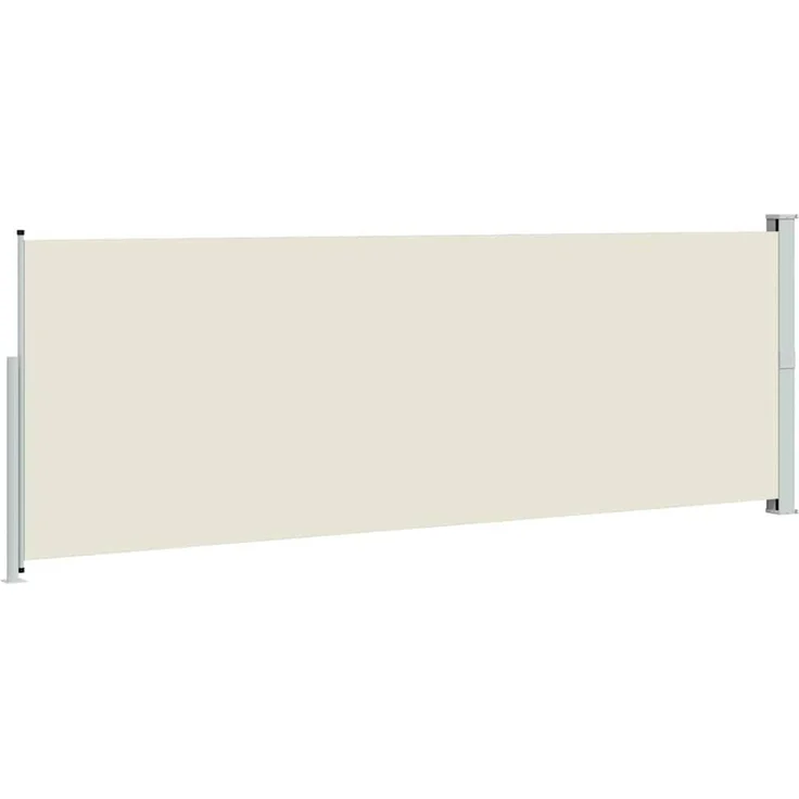 Ausziehbare Seitenmarkise, Sichtschutz 160x500 cm Creme – Bild 6
