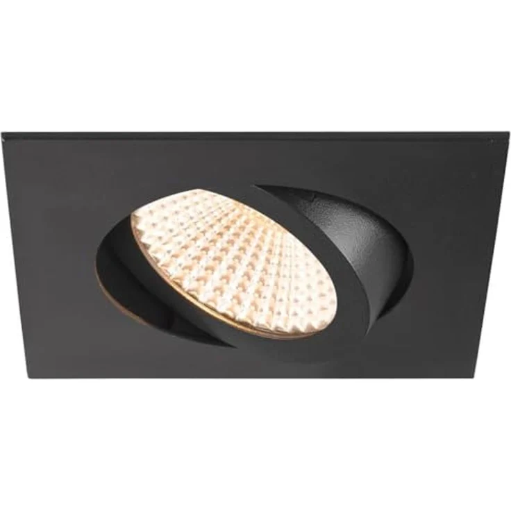 SLV 1007396 NEW TRIA® 68 Deckeneinbauleuchte 2700K 60° quadratisch schwarz – Bild 1