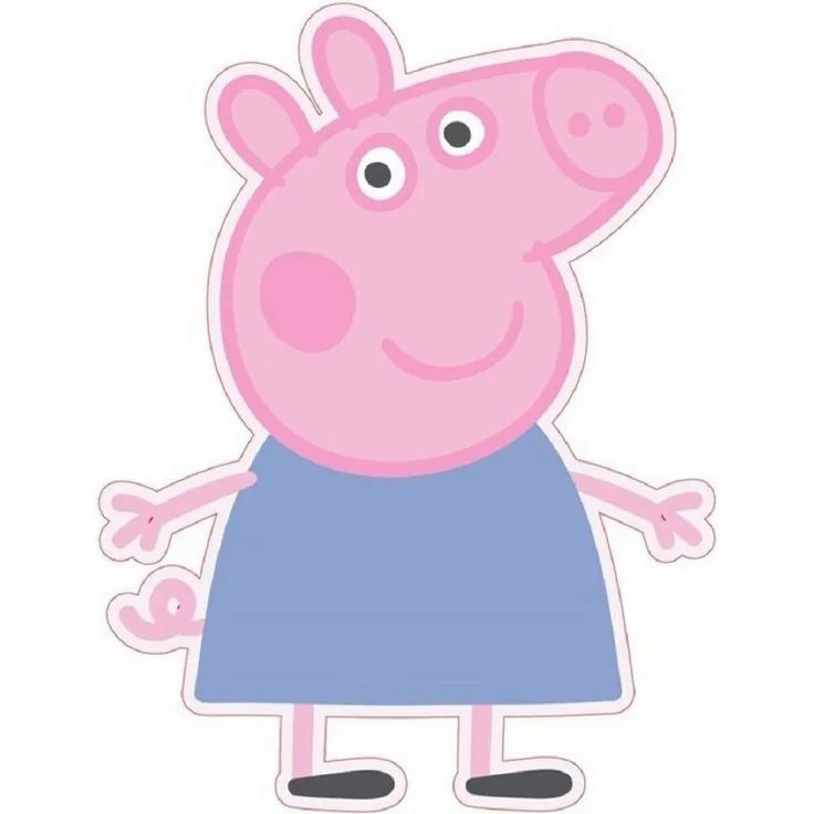 Peppa Pig Formkissen– Perfektes Couchkissen für Kinder & Erwachsene (1 Stück)