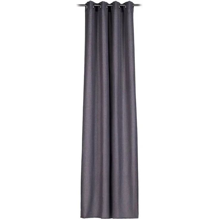 Gözze 'LINUS' Ösenvorhang, 100% Polyester anthrazit, 140x245 cm – Bild 5