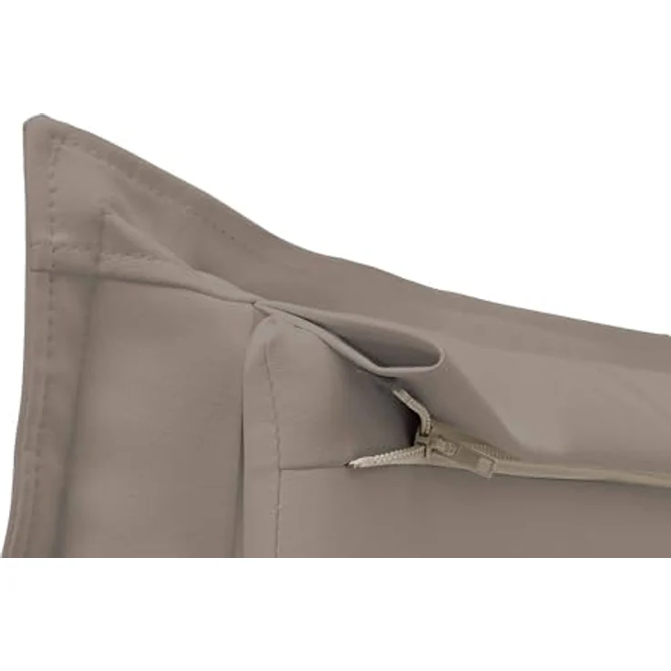 Talamo Italia - Einzelbett Emilia, Bettkasten mit Kunstlederbezug, 100 % Made in Italy, Öffnung vorne, inklusive Matratze 90 x 200 cm, Taupe – Bild 5