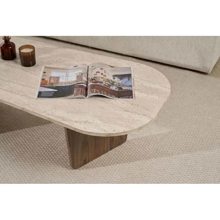 Skye Decor Couchtisch Ovalis (1 Tisch), Ovale Tischplatte – Bild 7