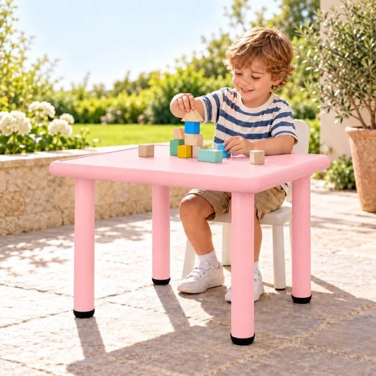 Relaxdays Kindertisch Indoor & Outdoor – Bild 5