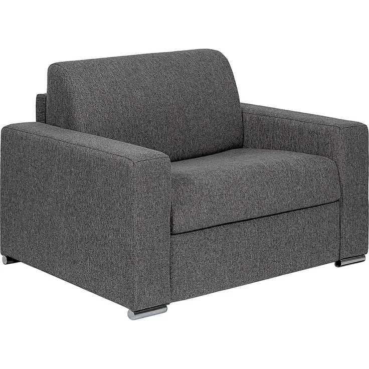 Vente-unique - CALITO - Schlafsessel - Metall - Stahl - Anthrazitgrau - 124 x 95 x 85 cm – Bild 4