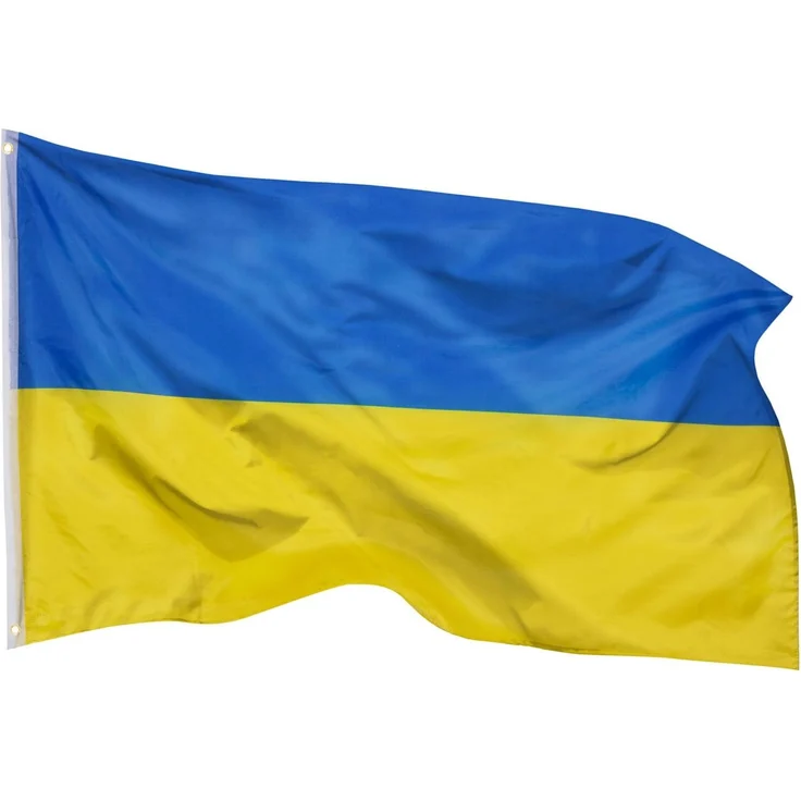 Aricona Ukraine Flagge 90x150 cm - wetterbeständige Fahne mit Messingösen, 100% Polyester, robuste Doppelnaht & in lebendigen Farben - ideal für Flaggen-Liebhaber, Ukrainer & Freunde