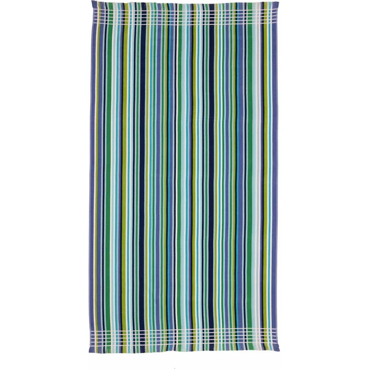 Dormabell Hamamtuch Wellnesstuch Strandtuch Saunatuch Streifen azur 100x180 cm