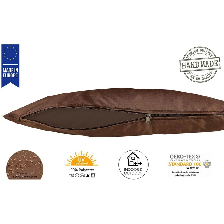 JACK Kissenbezüge 2er Set 40x40cm Outdoor Wasserfest, (2 Stück), 2x Kissenhülle, strapazierfähig, wasserabweisend, Innen & Außen – Bild 3