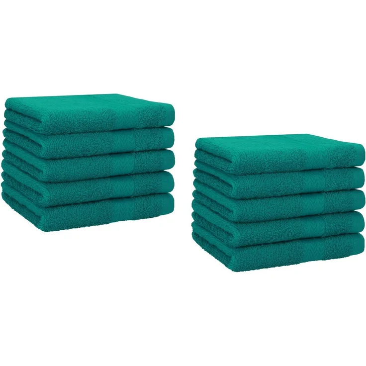 Betz Gästehandtücher 10 tlg. Gästehandtücher-Set PREMIUM 100 % Baumwolle 30x50cm, 100% Baumwolle (10-St)