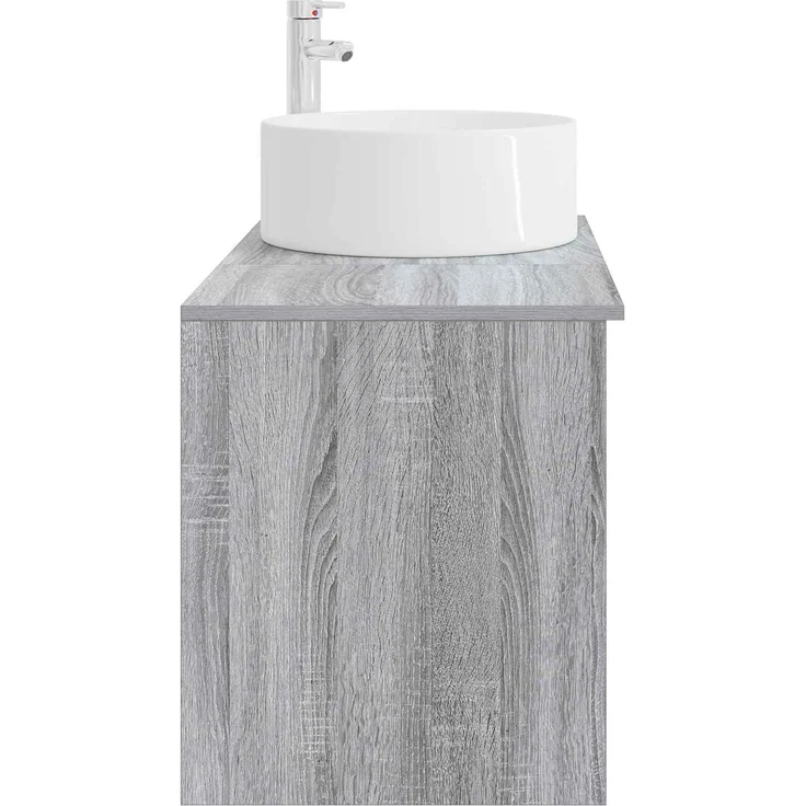 vidaXL Badezimmerschrank-Set 2 stk. Grau Sonoma 79,5 x 44,5 x 80 cm 3403933 – Bild 5