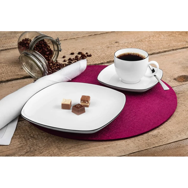 Kaffee-Obertasse 0,22 l Lido Black Line Seltmann Weiden Kaffeetasse - MikrowelleBackofen geeignet, Spülmaschinenfest – Bild 7