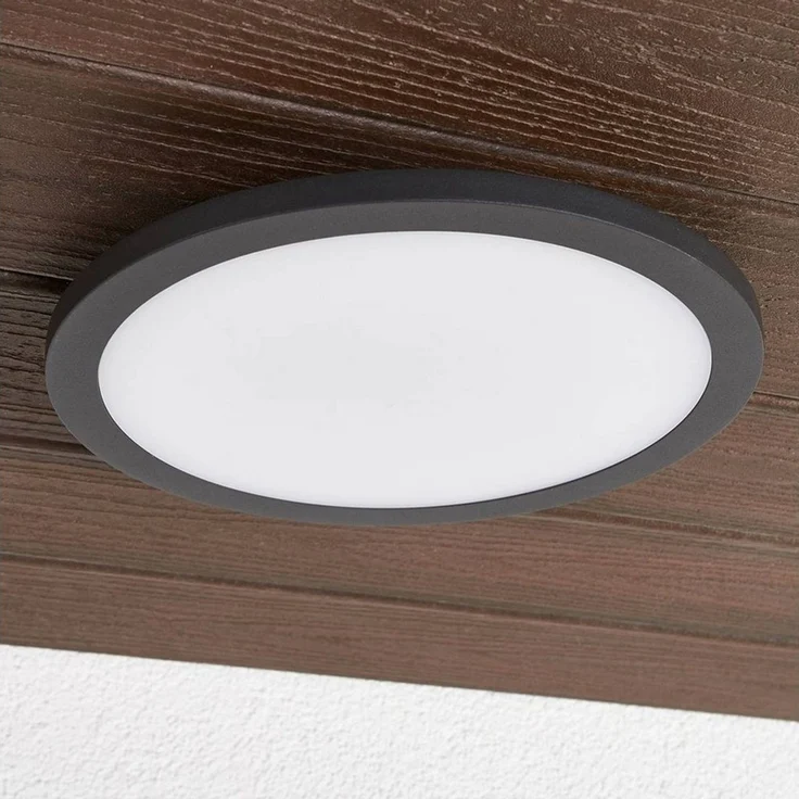 Lucande Außen-Deckenleuchte Malena, 1 x 11,5 W LED, warmweiß – Bild 2