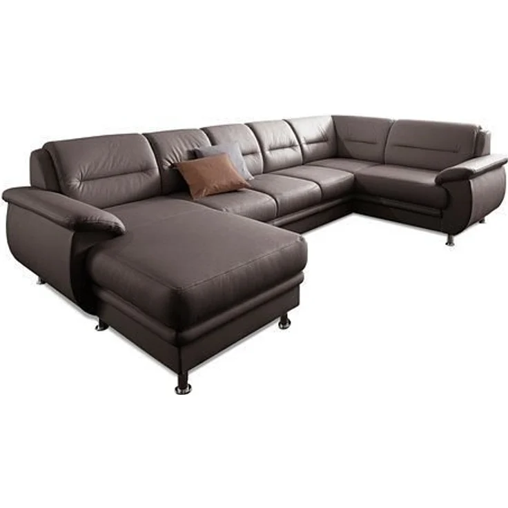 sit&more Wohnlandschaft Mailand U-Form, wahlweise mit Bettfunktion, frei im Raum stellbar – Bild 4